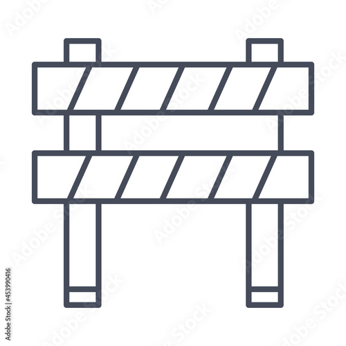 construction barrier icon