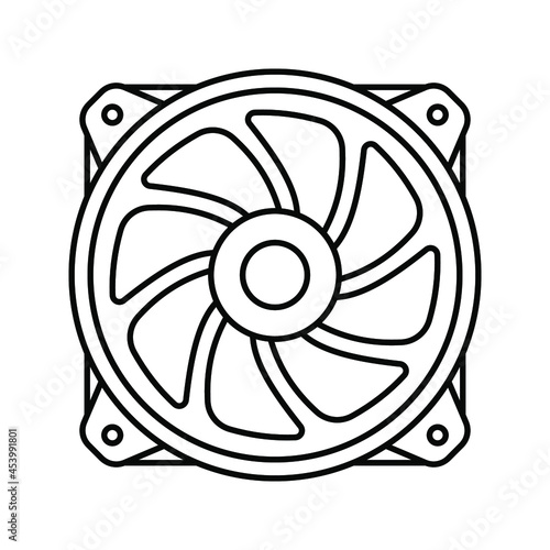 Air cooler icon. cooler sign. Vector illustration.