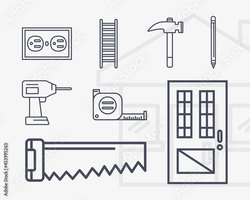 construction symbol collection