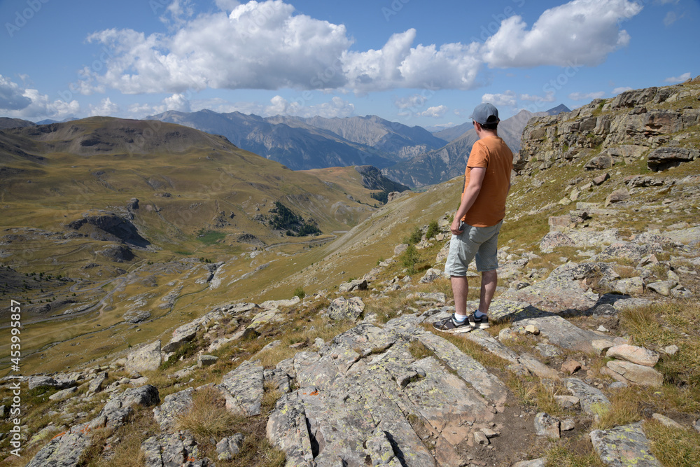 homme au sommet - Alpes Française