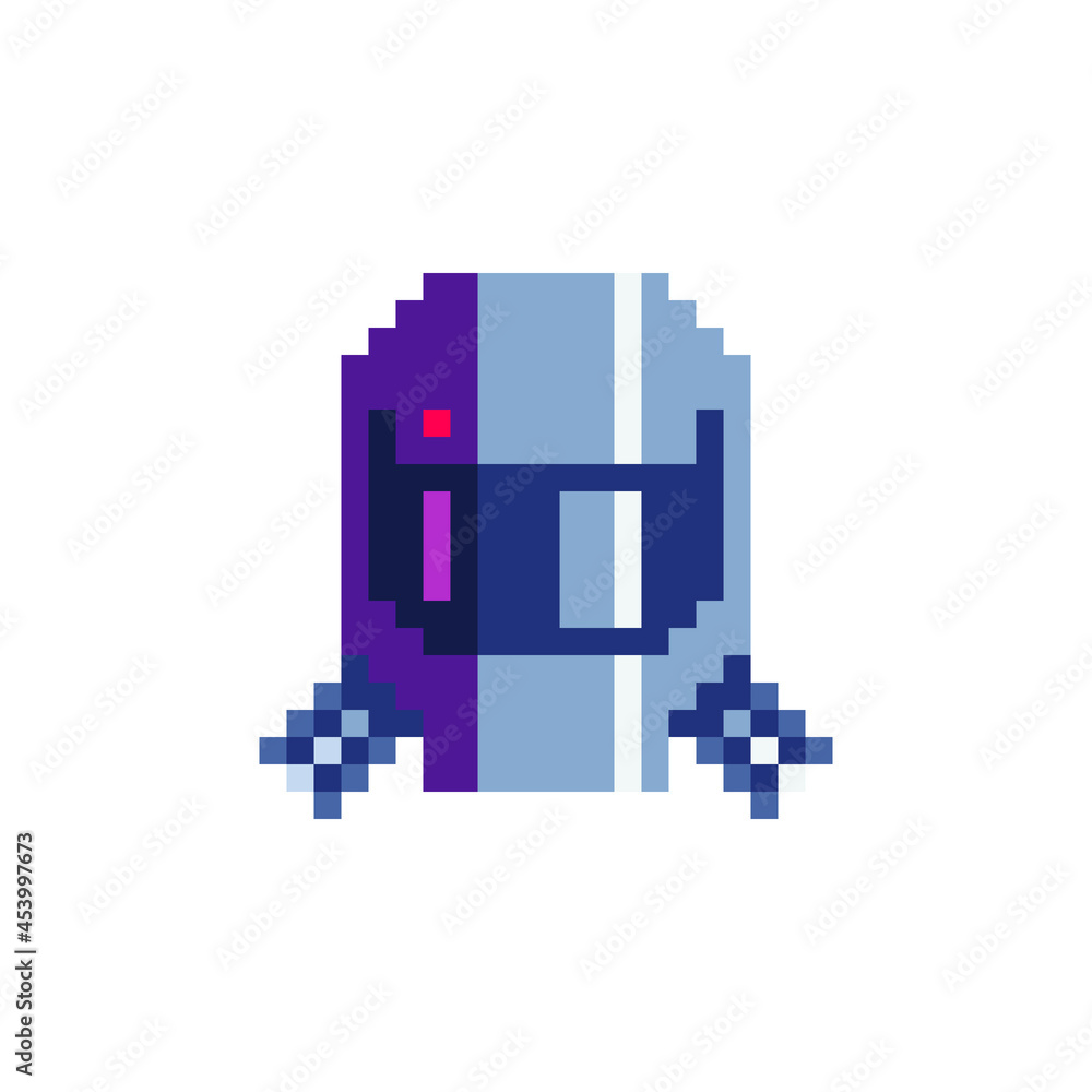 Gas masks. Space pilot helmet. Web site icon. Games logo. Sticker design. Pixel art style. Isolated vector illustration. Gas masks. Space pilot helmet. Web site icon. Games logo. Sticker design. Pixel art style. Isolated vector illustration.