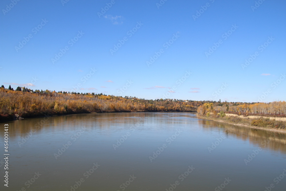 Autumn Bend In The River, William Hawrelak Park, Edmonton, Alberta