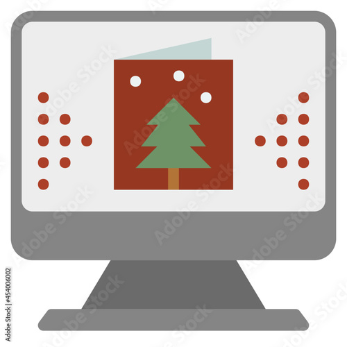 christmas flat icon