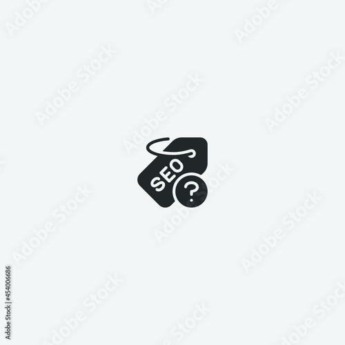 Tag vector icon illustration sign