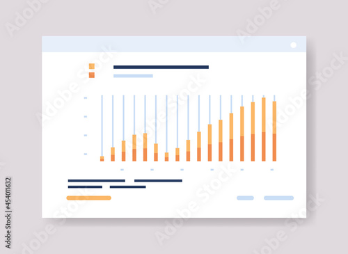 infographic dashboard template with graph statistics data analysis information graphic financial administration