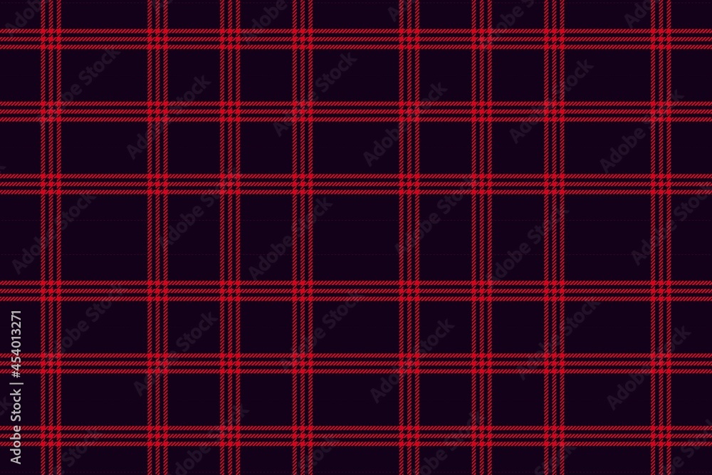 Obraz premium illustration of knitted plaid tartan pattern background.