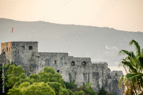 Herceg Novi, Montenegro - August 24, 2021: Forte Mare Fortress