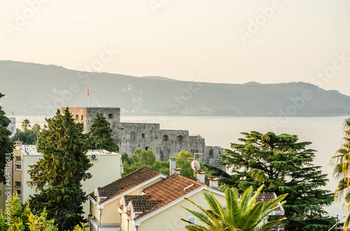 Herceg Novi, Montenegro - August 24, 2021: Forte Mare Fortress