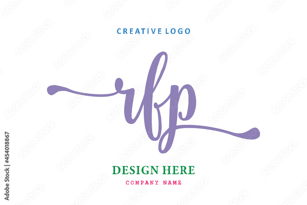 RFP lettering logo is simple, easy to understand and authoritative RFP lettering logo is simple, easy to understand and authoritative