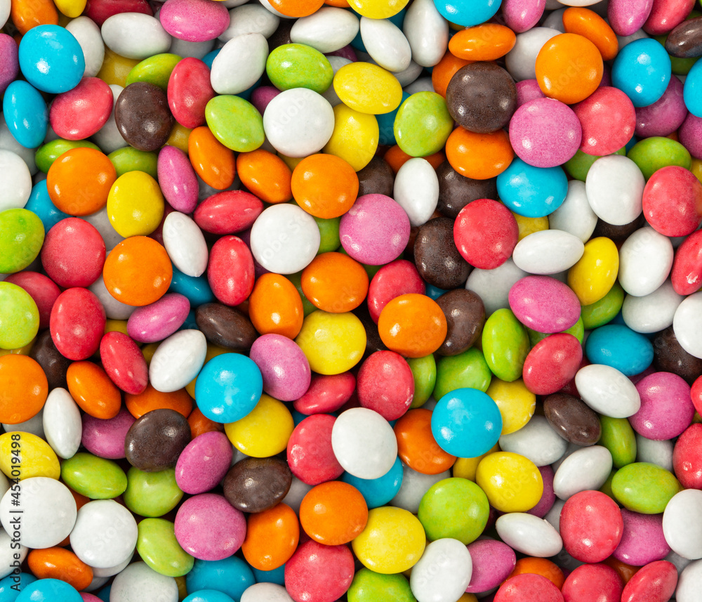 Sweet colorfull candy dragee as background Sweet colorfull candy dragee as background