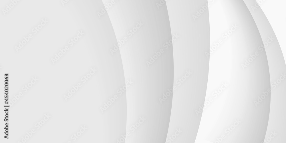 White abstract background with waves White abstract background with waves