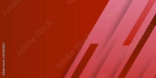 3d modern red overlap abstract background with shiny lines layers. Texture with light red rectangle element decoration. Vector illustration for modern presentation background, banner
