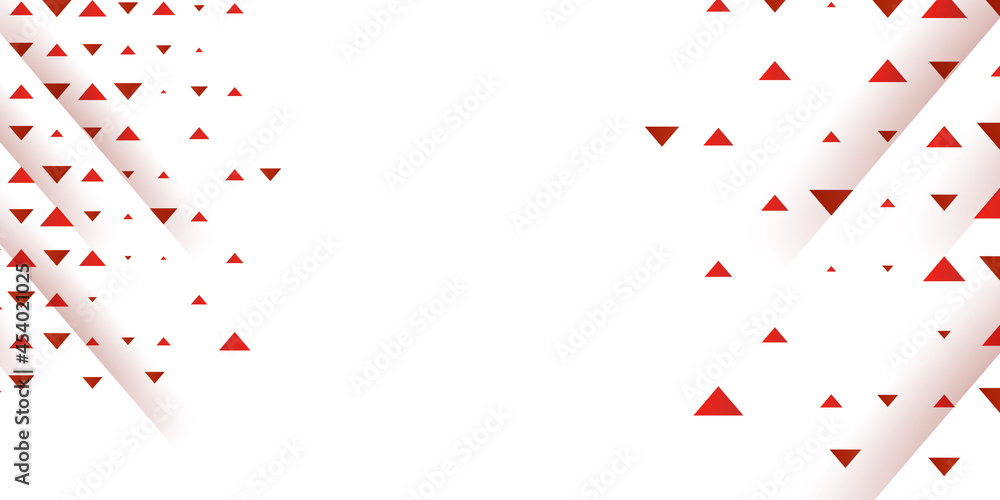 Abstract red geometric triangle particle background. Suit for business presentation and sports poster with the modern style. Vector illustration. Abstract red geometric triangle particle background. Suit for business presentation and sports poster with the modern style. Vector illustration.