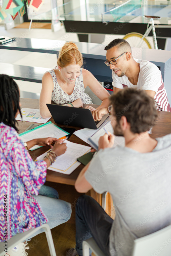 People talking in meeting People talking in meeting