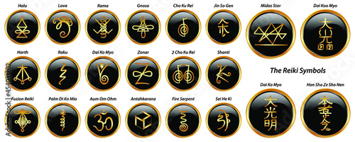Set of Sacred Geometry.  Reiki symbols keys open doors to higher levels of awareness Meditation Tool for healing protection aura and chakras. Blocage negative entities. Life force energy.