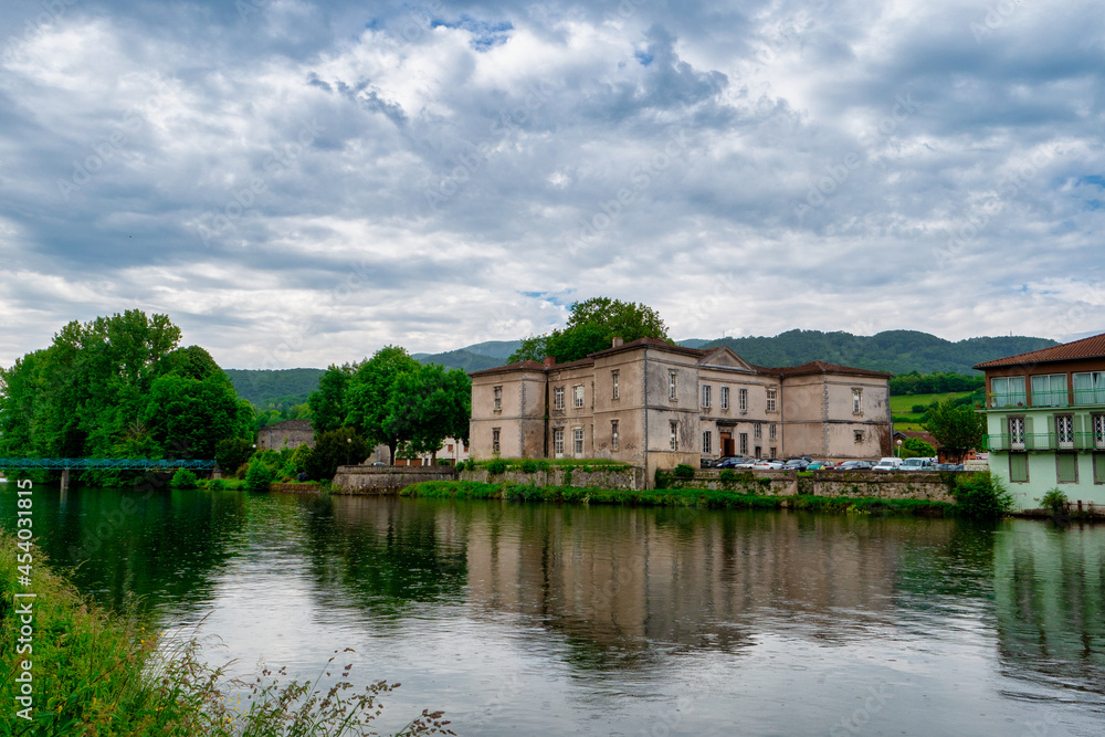 Salat river at Saint-Girons, France