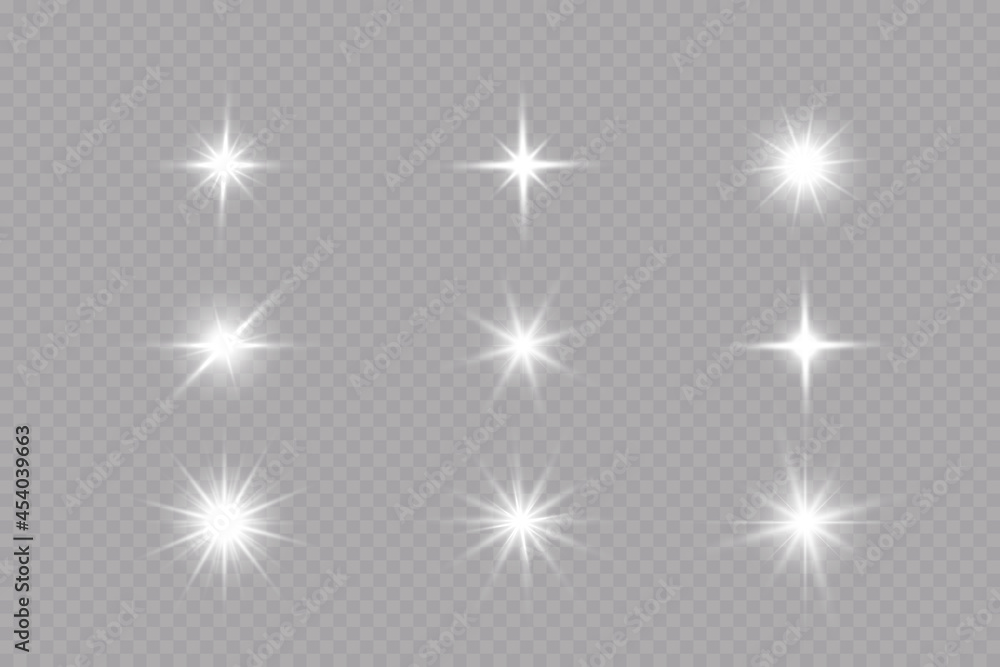 Glow effect. Star on transparent background.Bright sun. Vector illustration.
Glow effect. Star on transparent background.Bright sun. Vector illustration.