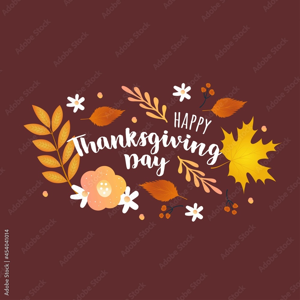 Autumn Thanksgiving day hand drawing lettering with autumn leaves. Templates for sale banners, flyers Autumn Thanksgiving day hand drawing lettering with autumn leaves. Templates for sale banners, flyers