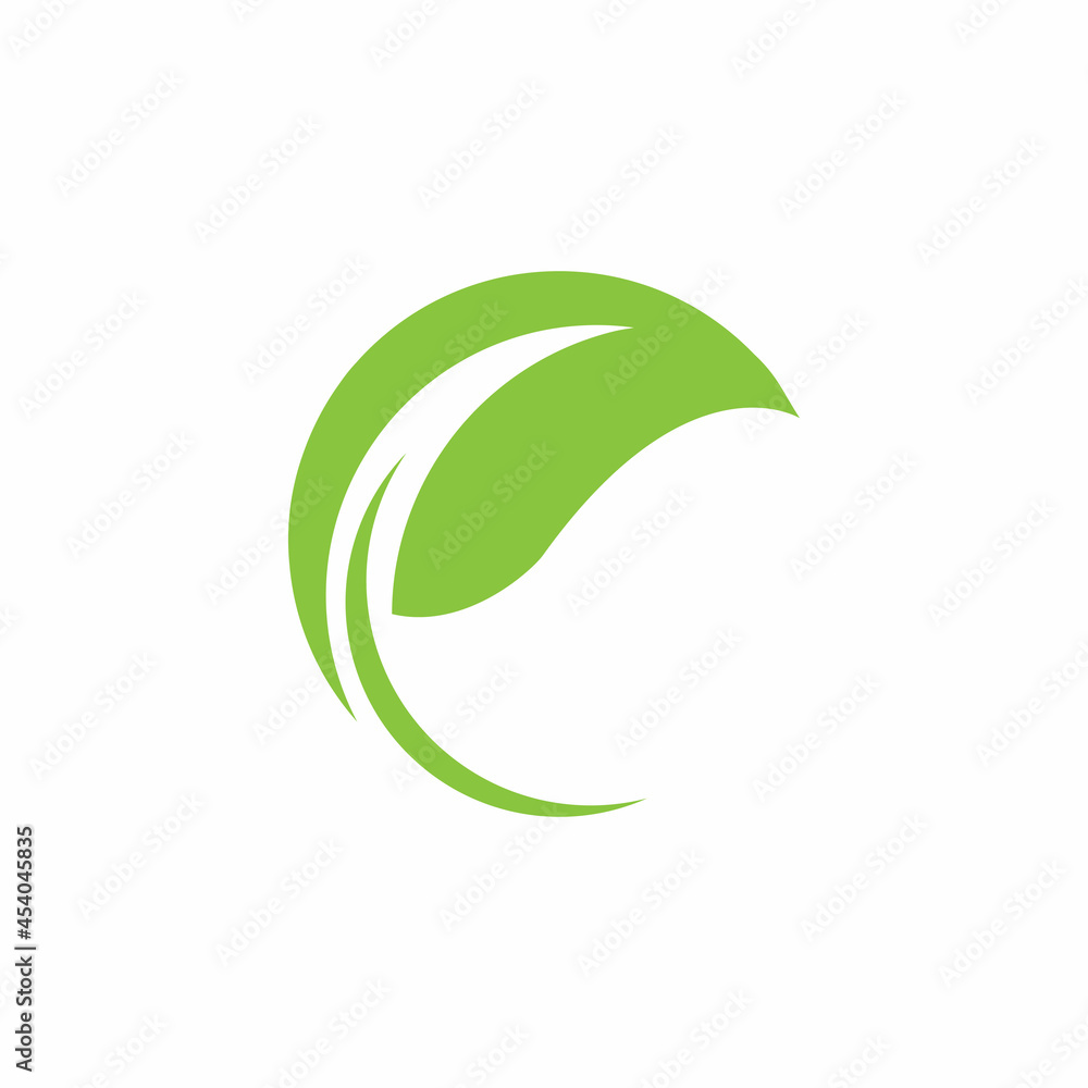 Leaf icon Vector Illustration design Logo template Leaf icon Vector Illustration design Logo template