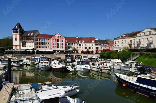 Cergy , France - april 20 2018 : modern Port Cergy © PackShot
