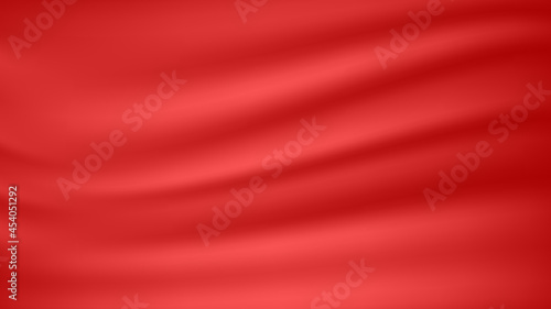 abstract red soft satin fabric texture background for decorative graphic design
