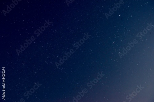 Beautiful Night Sky with Shiny Stars