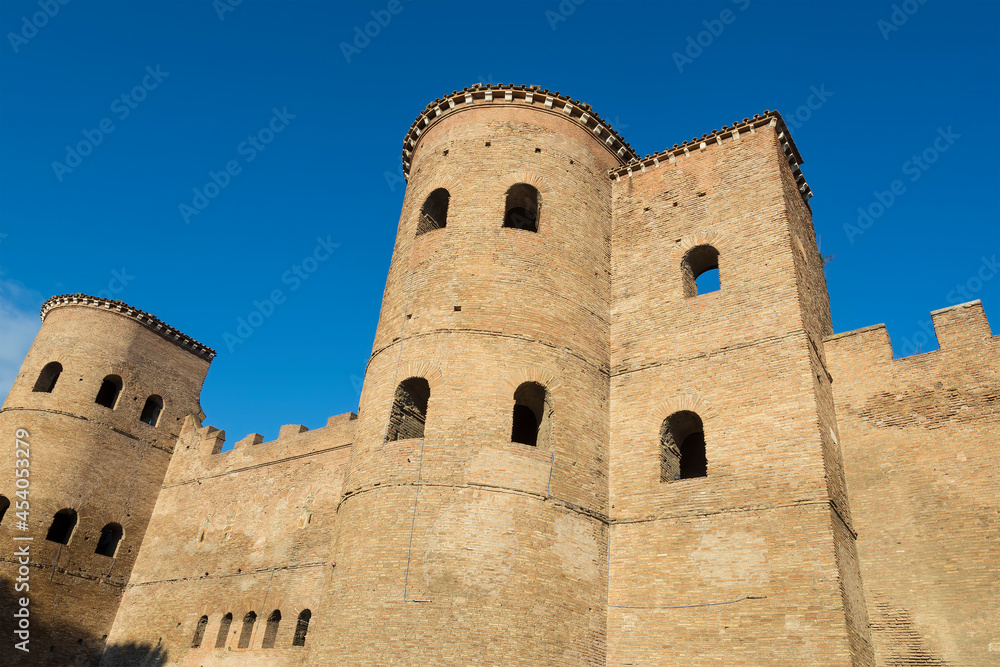 Towers of the Porta Asinaria, Rome, Italy