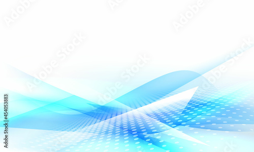 Abstract blue background poster with dynamic. technology network Vector illustration.