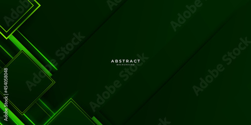 Luxury dark green background with overlap layer 