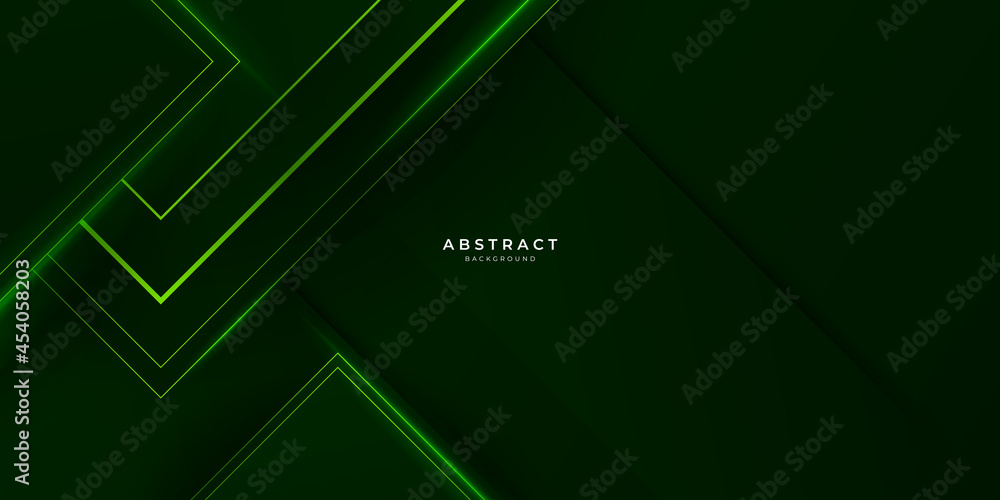 Abstract green light line cross shadow on black blank space design modern futuristic technology background vector illustration. Abstract green light line cross shadow on black blank space design modern futuristic technology background vector illustration.
