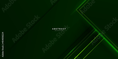 Luxury dark green background with overlap layer 