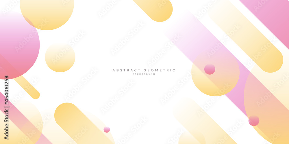 abstract pink and yellow presentation background