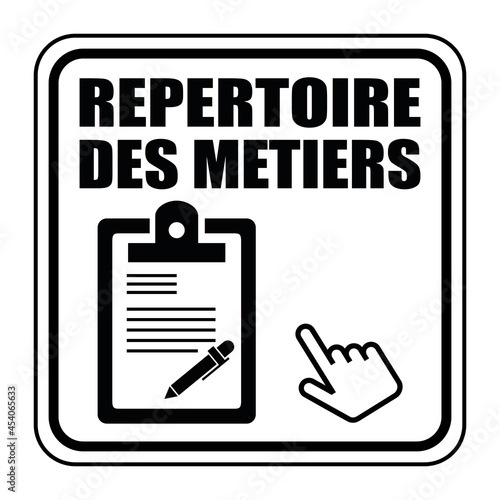 Logo répertoire des métiers.