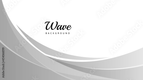abstract white and gray wave background