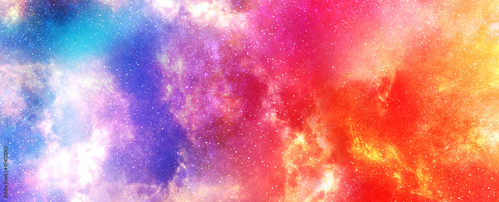 Abstract Multicolored Colorful Smooth Bright Nebula Galaxy Artwork  Background Texture Wallpaper 8K High Resolution Stock Illustration | Adobe  Stock