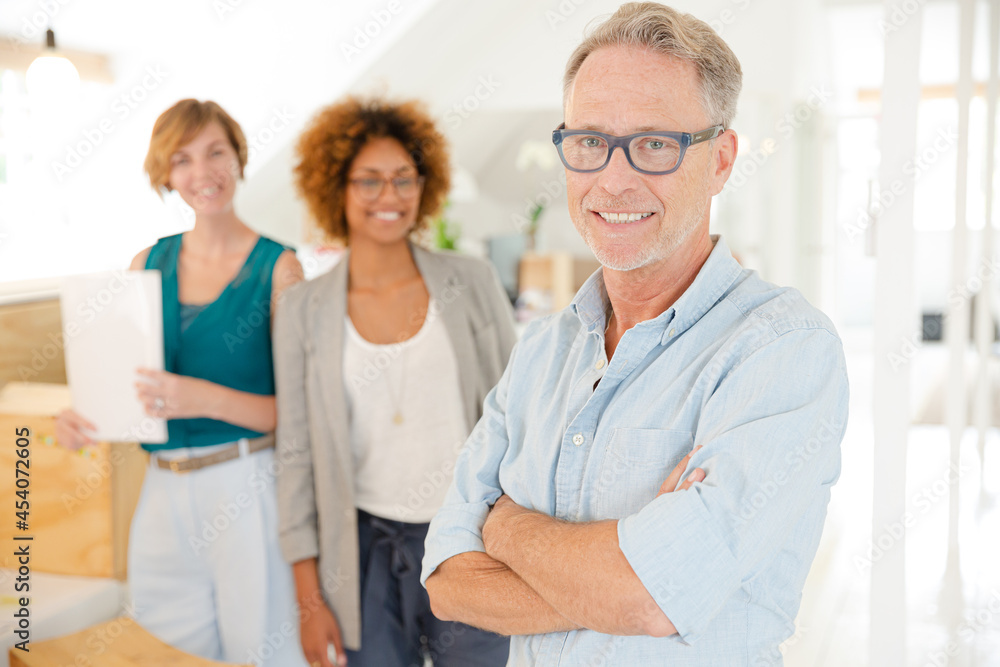 Fototapeta premium Businessman standing in office