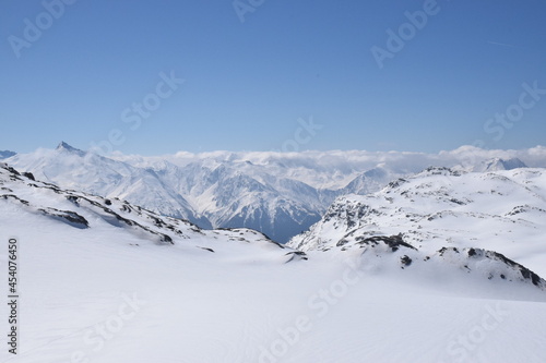 Cime Caron Snow Mountain Top Val Thorens France 