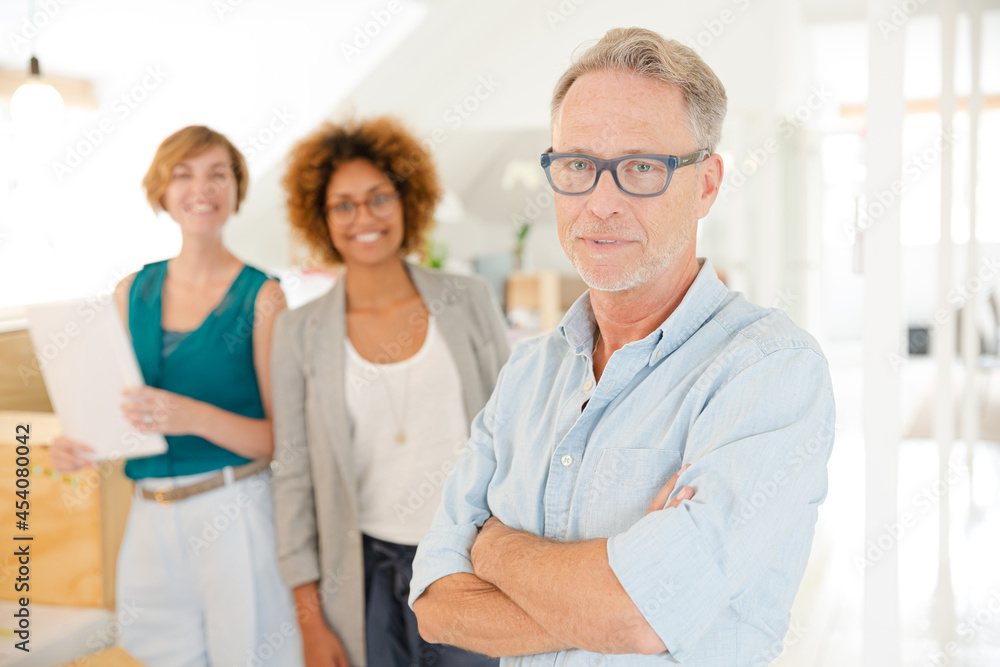 Fototapeta premium Businessman standing in office