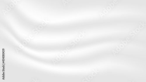 abstract white soft satin fabric texture background for decorative graphic design