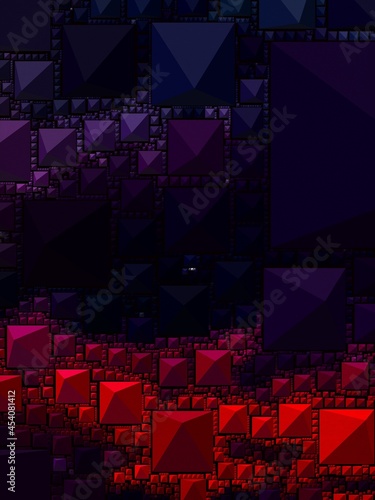 Multicolor dynamic background texture.Abstract colorful geometrical artwork.Fractal art for creative graphic design.