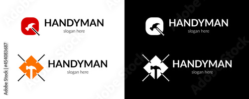 Creative handyman logo