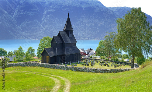 Urnes Stavkirke, the oldest church in Norway, UNESCO World Heritage Site photo