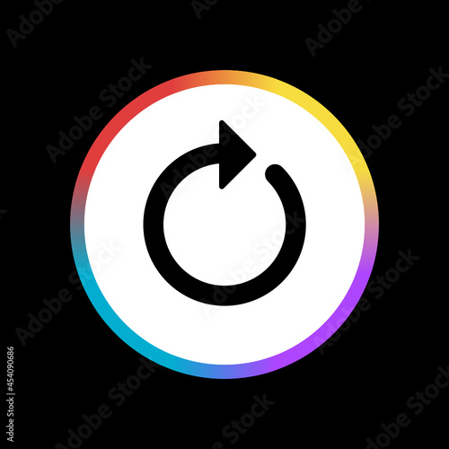 Rotate Arrow - Sticker
