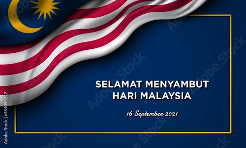 Malaysia Day Background Design. Vector Illustration.