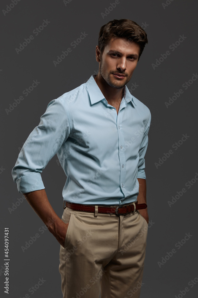 Portrait of young confident european business man Portrait of young confident european business man