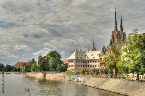 Wroclaw landmarks, Poland, HDR Image