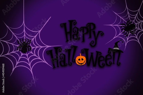 halloween party background - illustration design 