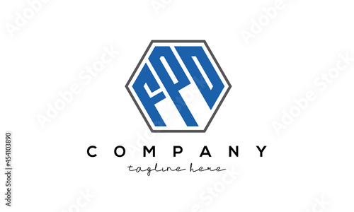 letters FPO creative polygon logo victor template	 photo