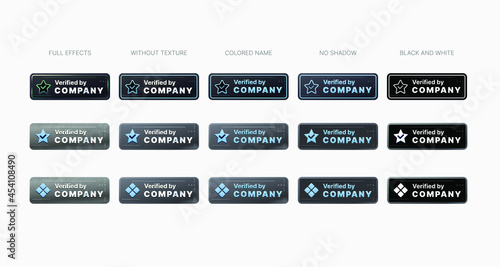 Certification approved verified badge for web security technology guaranteed company