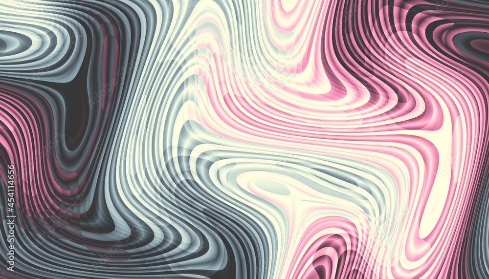 Fototapeta premium Wavy abstract futuristic background
